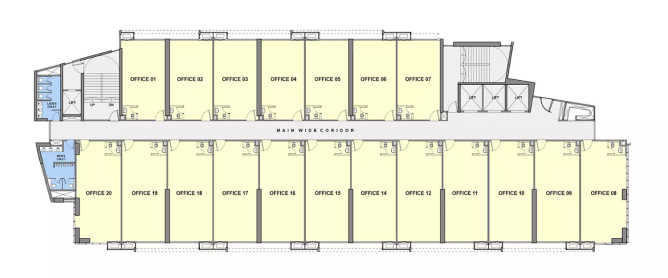Lodha Signet Vikhroli - Floor plan Commercial Office 485 Sq.ft
