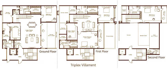 Embassy Grove Kodihalli - Floor plan 4 BHK 5614 Sq.ft