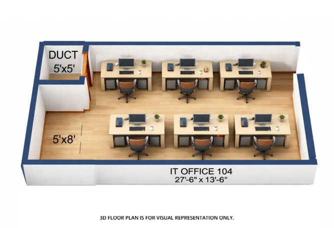 Squarefeet Centura Square Wagle Estate - Floor plan Commercial Office 447 Sq.ft