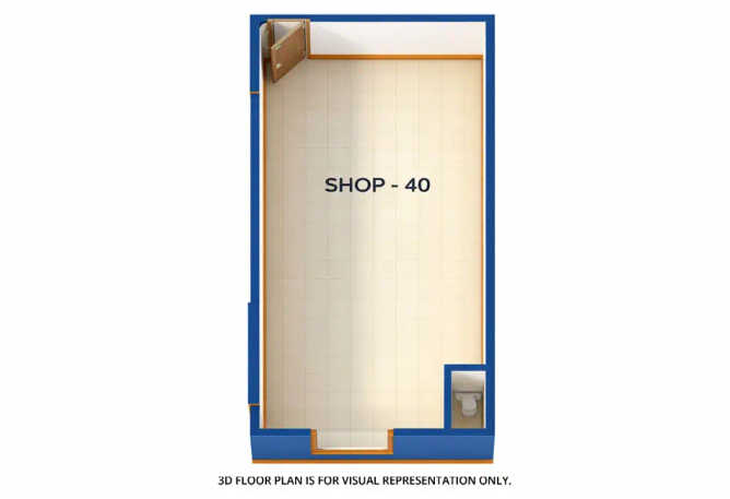 Lodha Game Changer Dombivali - Floor plan Commercial Office 300 Sq.ft