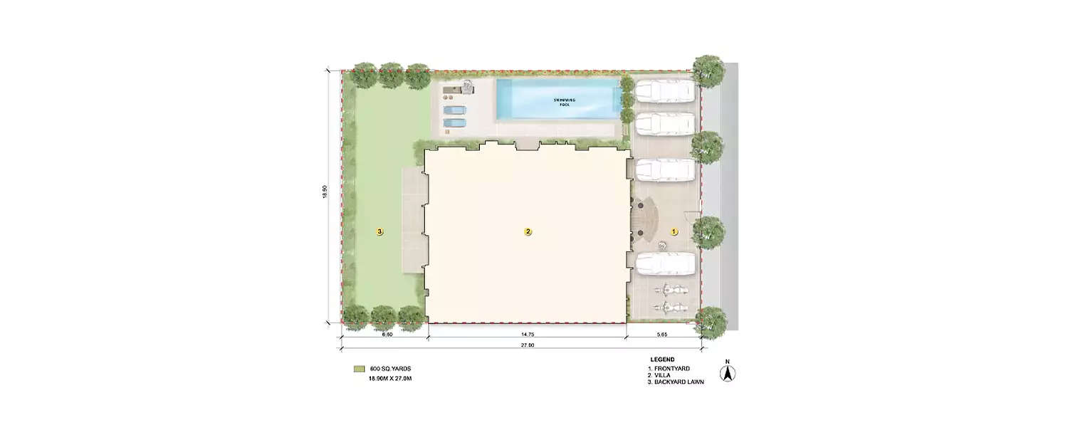 Floor plan for Plot