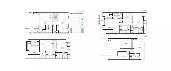 Earth & Essence Hosahalli - Floor plan 4 BHK 2606 Sq.ft
