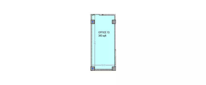 Lodha Signet Palava Dombivali - Floor plan Retail Shop 375 Sq.ft