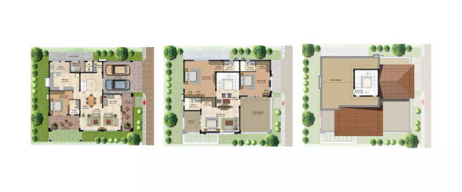 Prestige Glenwood Bommenahalli - Floor plan 4 BHK 3694 Sq.ft