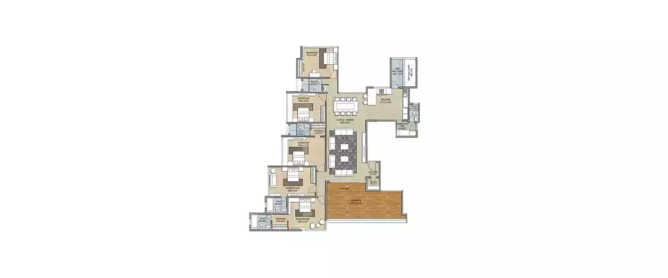 Paranjape Schemes Punarvasu Deccan Gymkhana - Floor plan 5 BHK 3723 Sq.ft