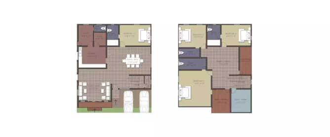 Alliance Bougainvillea Papanthangal - Floor plan 4 BHK 4170 Sq.ft