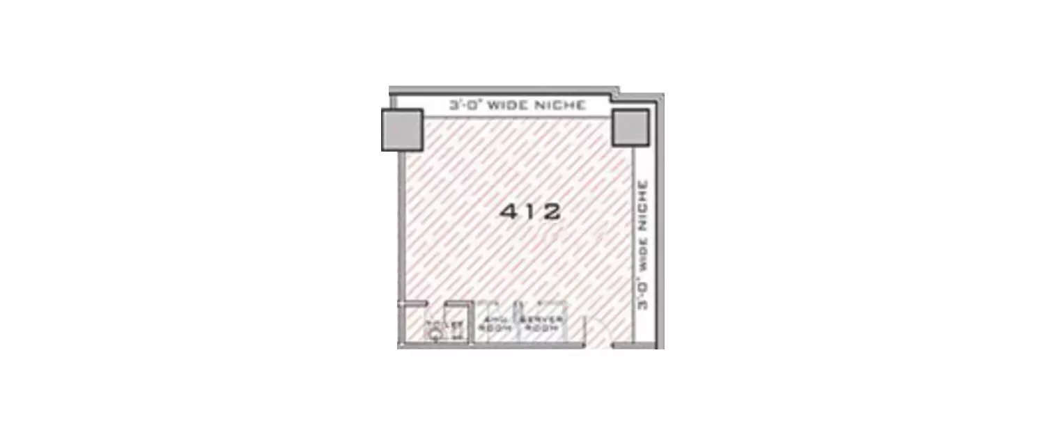 Floor plan for Commercial Office