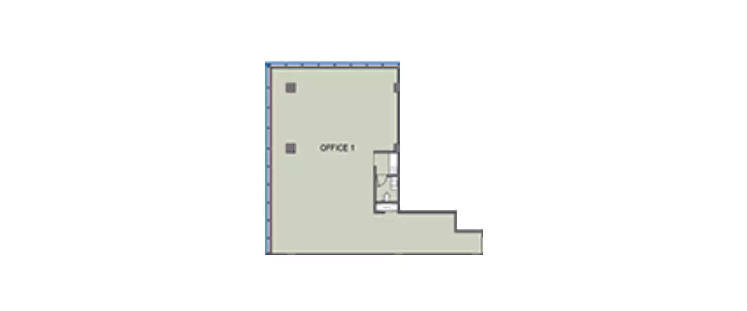 Floor plan for Commercial Office