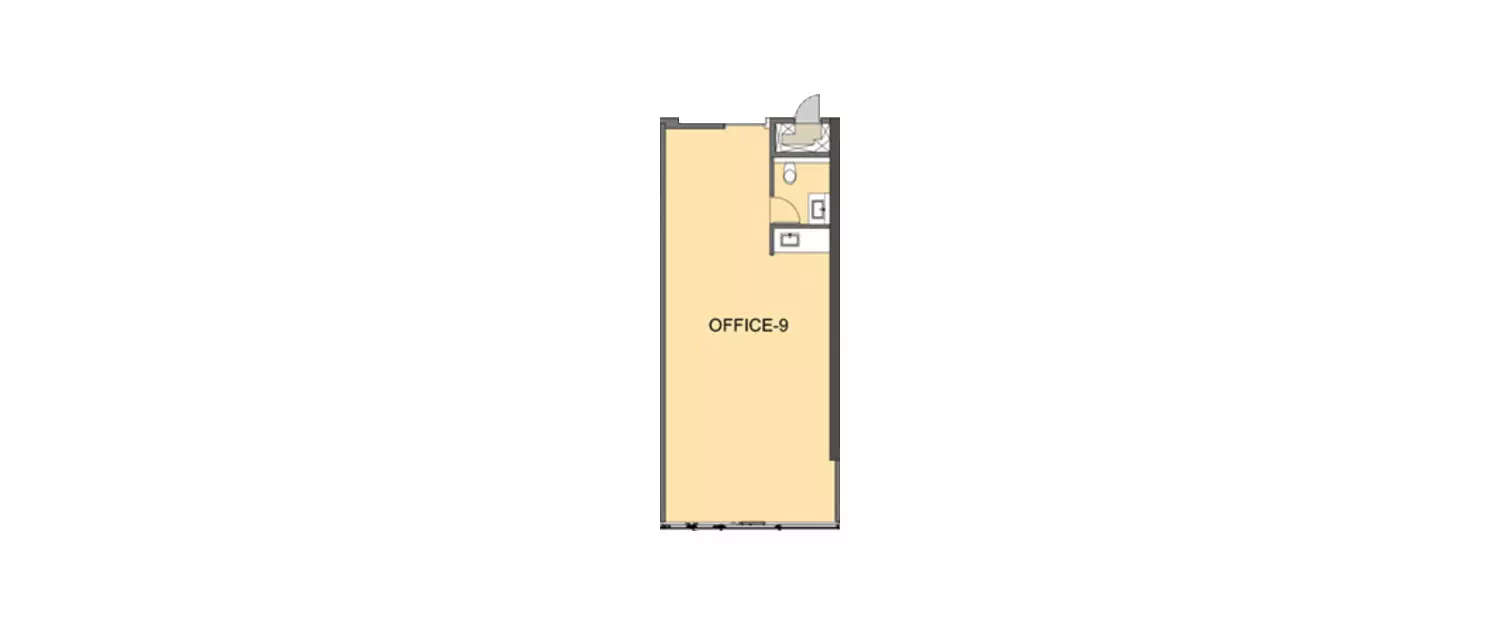Floor plan for Commercial Office