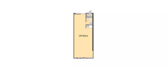 Lodha iThink Dombivali - Floor plan Commercial Office 500 Sq.ft