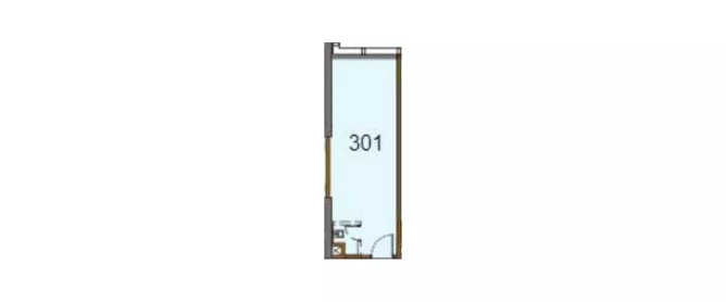 Lodha Codename Must Have Lower Parel - Floor plan Commercial Office 345 Sq.ft
