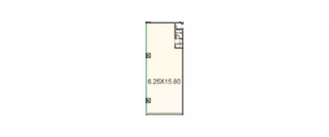 Nyati Empress Viman Nagar - Floor plan Retail Shop 1063 Sq.ft