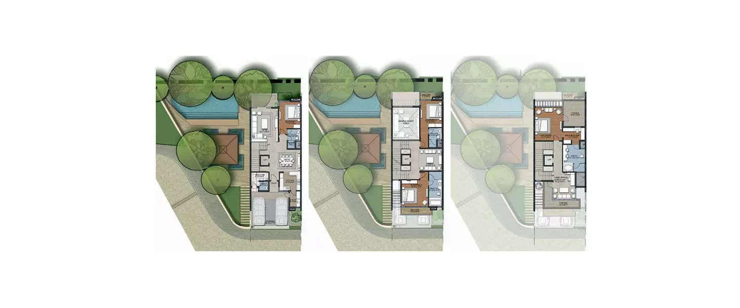 Floor plan for 4 BHK