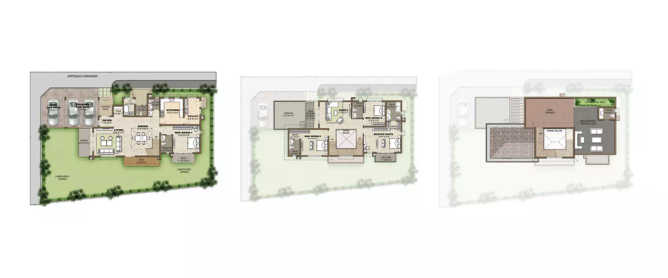 Prestige Silver Springs Sholinganallur - Floor plan 4 BHK 5100 Sq.ft