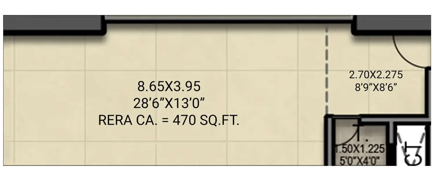 Floor plan for Commercial Office