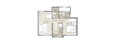 Highland Hiranandani Gardens, 1 BHK-null Sq.ft