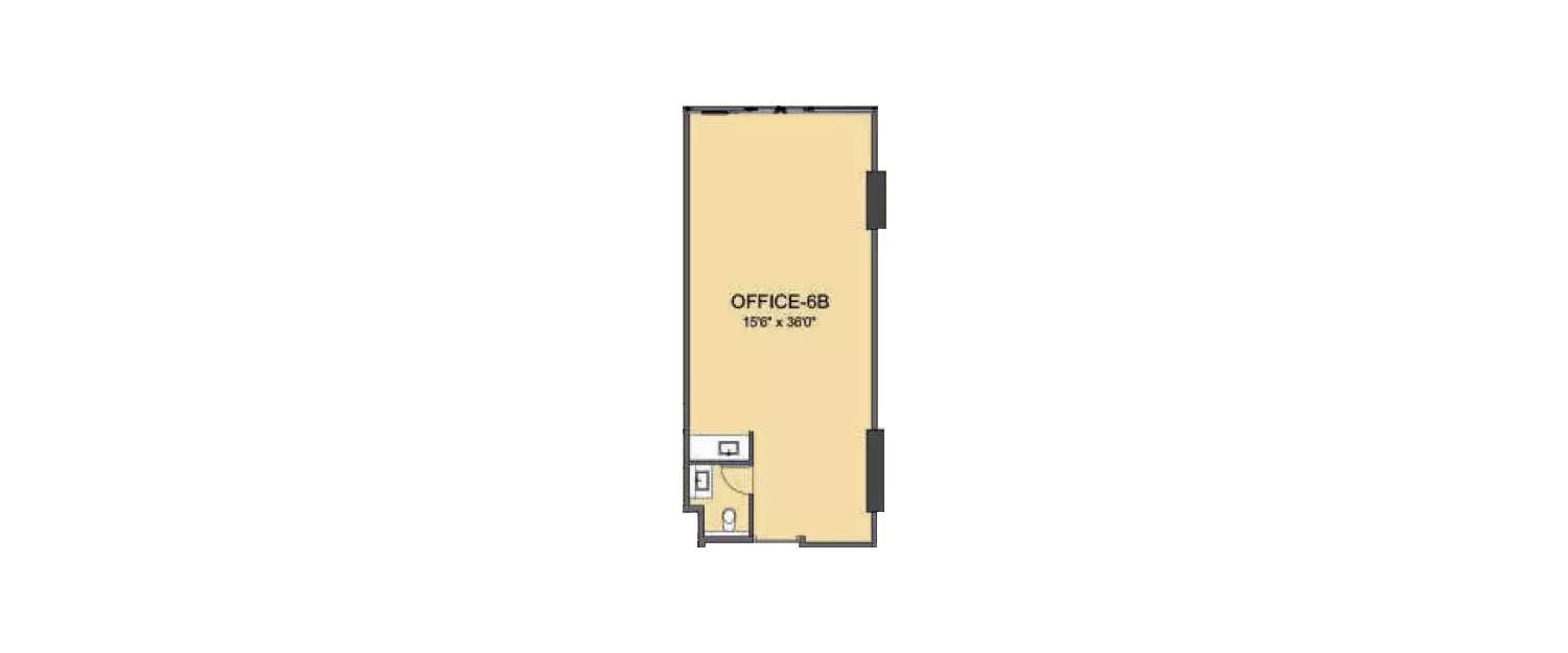Floor plan for Commercial Office