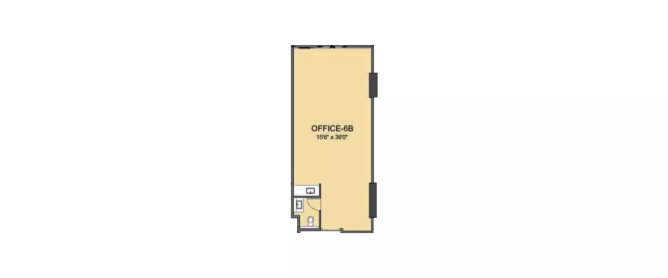Lodha Supremus Andheri - Floor plan Commercial Office 556 Sq.ft