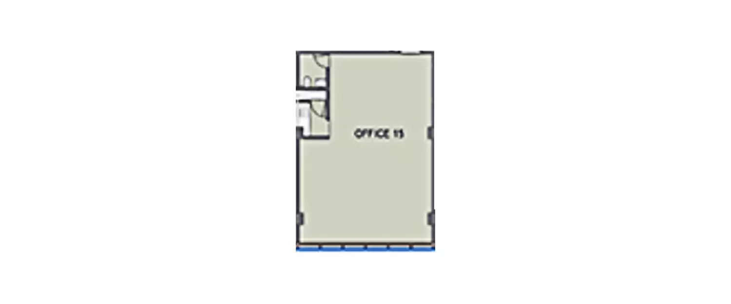 Floor plan for Commercial Office