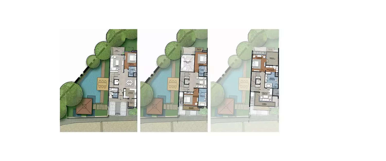 Floor plan for 4 BHK