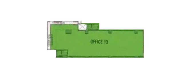 Kanakia Wallstreet Andheri - Floor plan Commercial Office 3078 Sq.ft