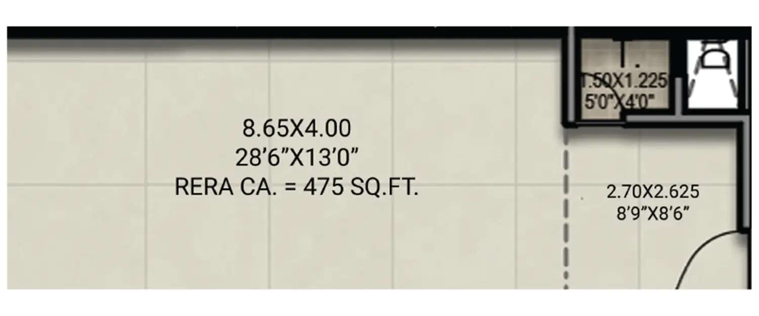 Floor plan for Commercial Office