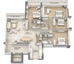 Sunteck City 5th Avenue Goregaon - Unit Floor Plans