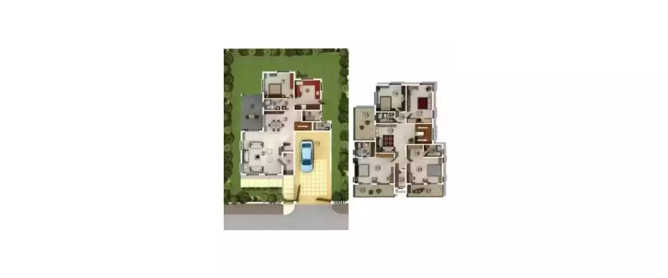 Paranjape Schemes Meadows Bhugaon - Floor plan 5 BHK 2949 Sq.ft