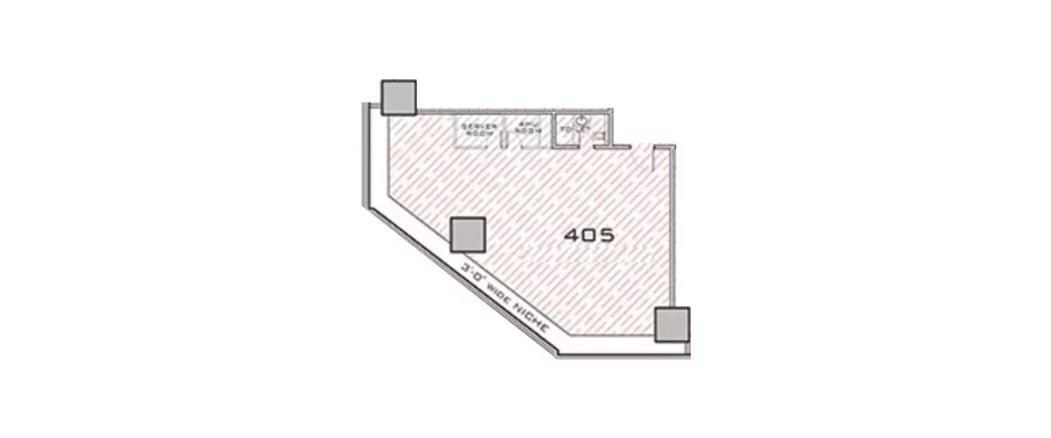 Floor plan for Commercial Office