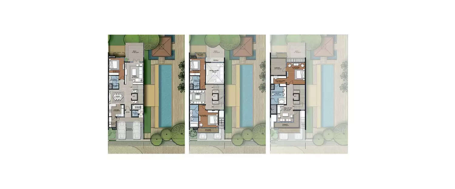 Floor plan for 4 BHK