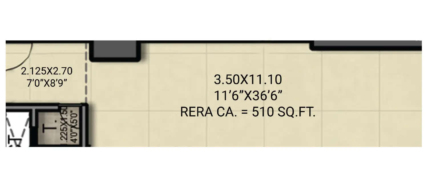 Floor plan for Commercial Office