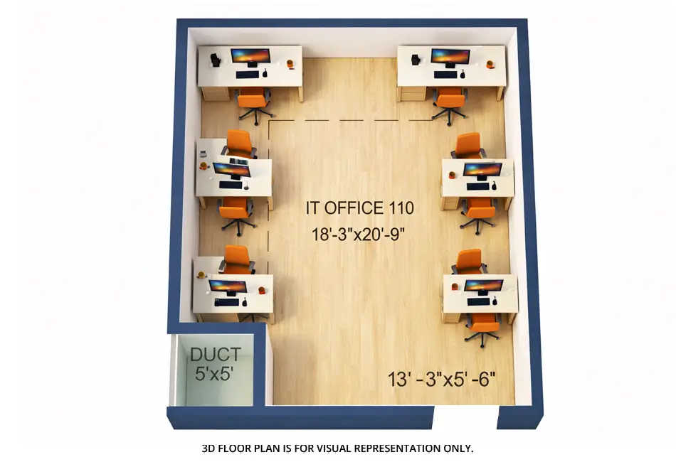 Squarefeet Centura Square Wagle Estate - Floor plan Commercial Office 521 Sq.ft