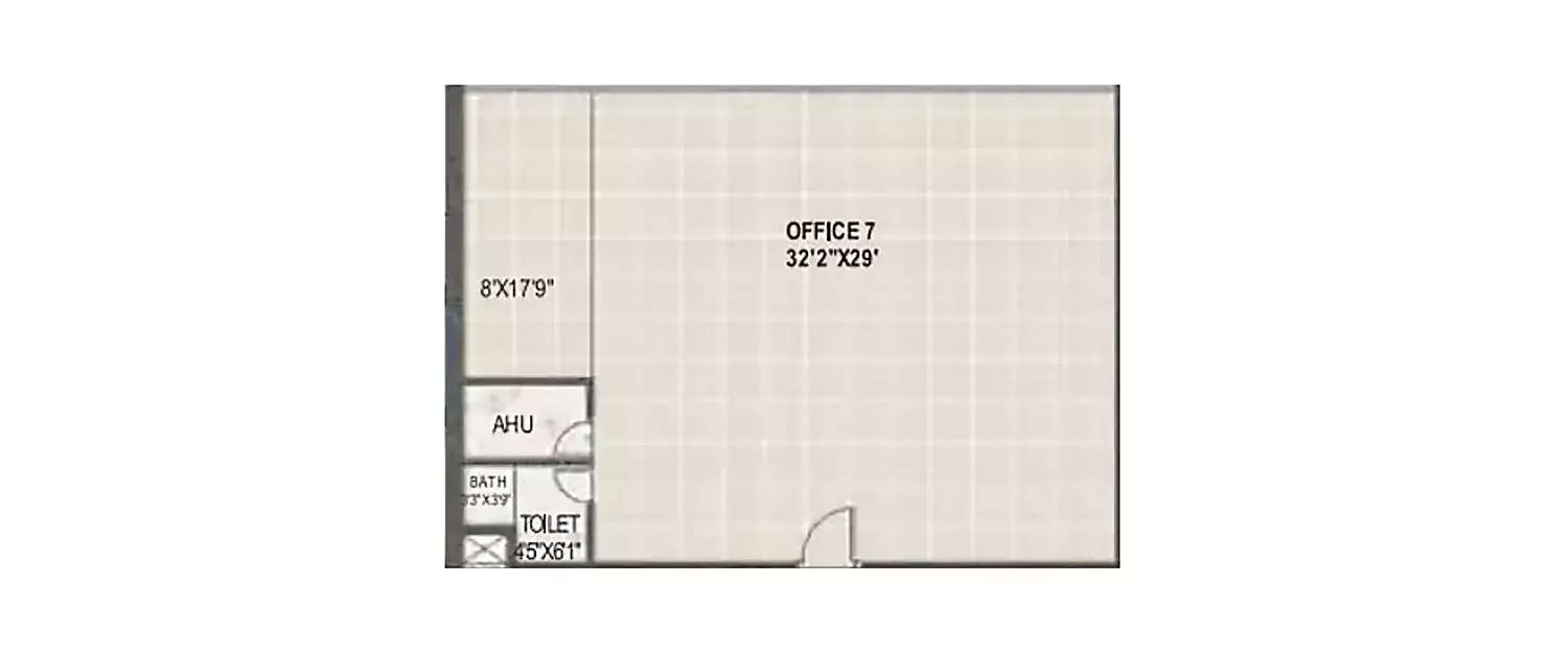 Floor plan for Commercial Office