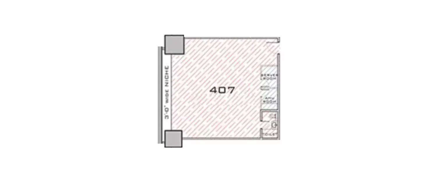 Floor plan for Commercial Office