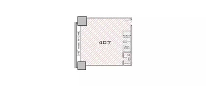 Kohinoor Square Dadar - Floor plan Commercial Office 948 Sq.ft