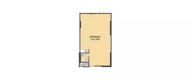 Lodha Supremus Andheri - Floor plan Commercial Office 738 Sq.ft