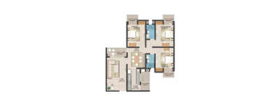 Pardos Okas Residency, 2 BHK-null Sq.ft