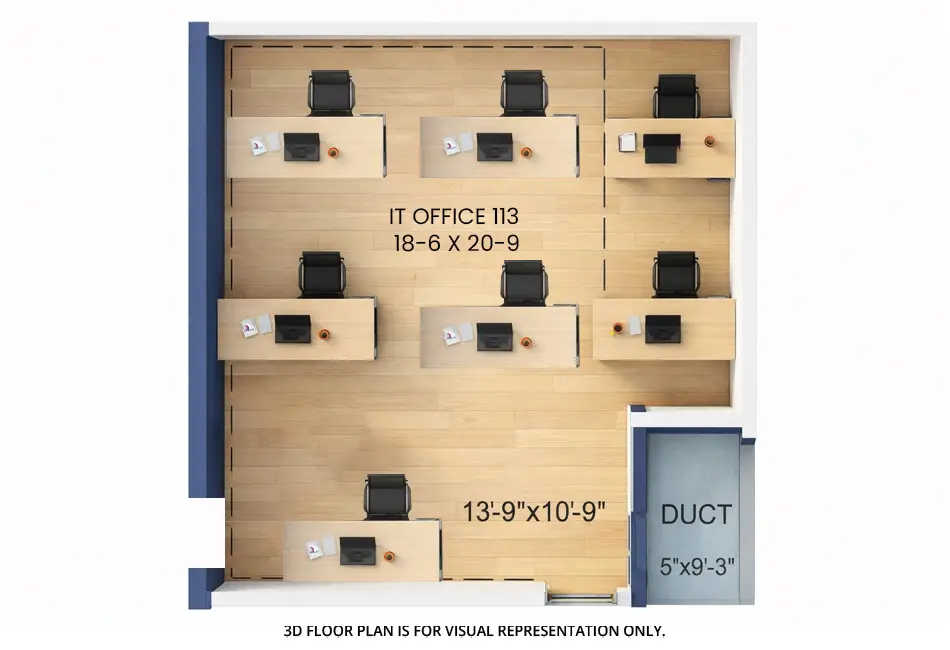 Squarefeet Centura Square Wagle Estate - Floor plan Commercial Office 605 Sq.ft