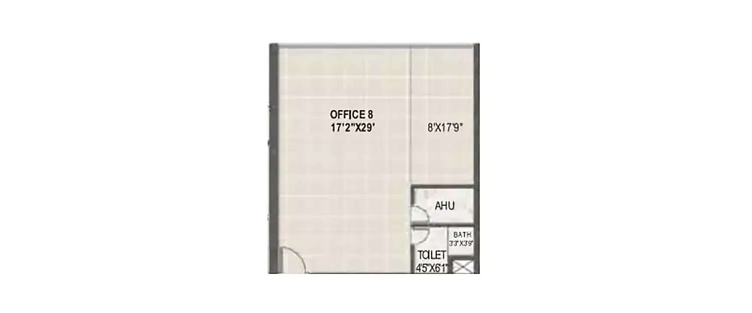 Floor plan for Commercial Office
