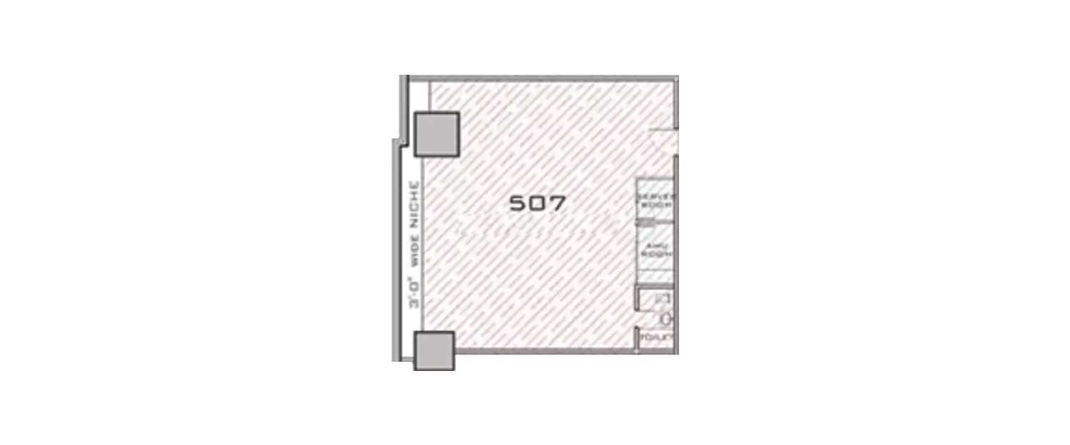 Floor plan for Commercial Office