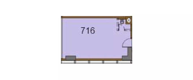 Lodha Codename Must Have Lower Parel - Floor plan Commercial Office 438 Sq.ft