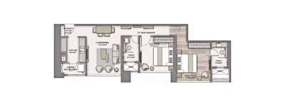 Piramal Aranya, 2 BHK-635 Sq.ft