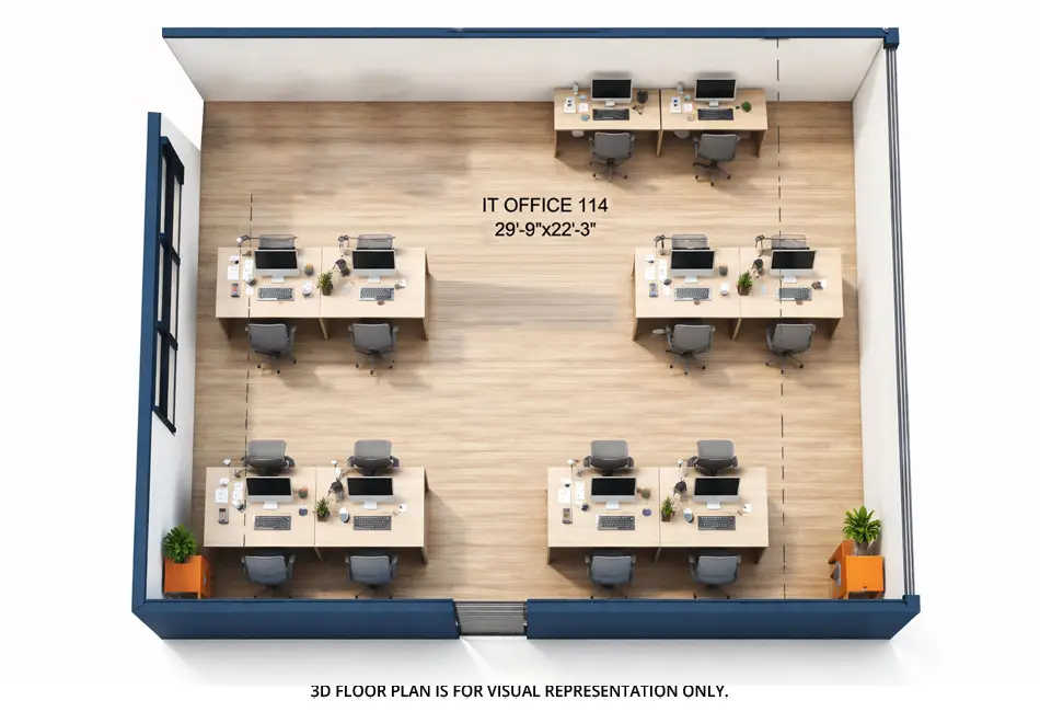 Squarefeet Centura Square Wagle Estate - Floor plan Commercial Office 708 Sq.ft