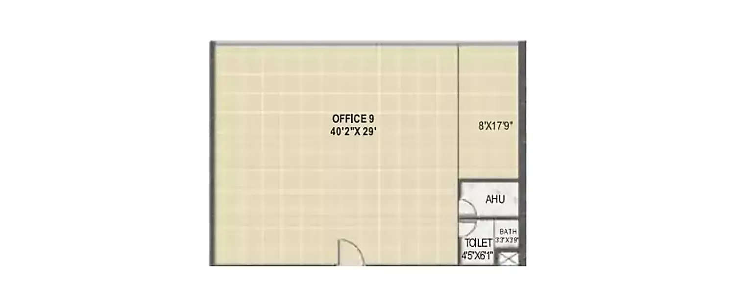 Floor plan for Commercial Office