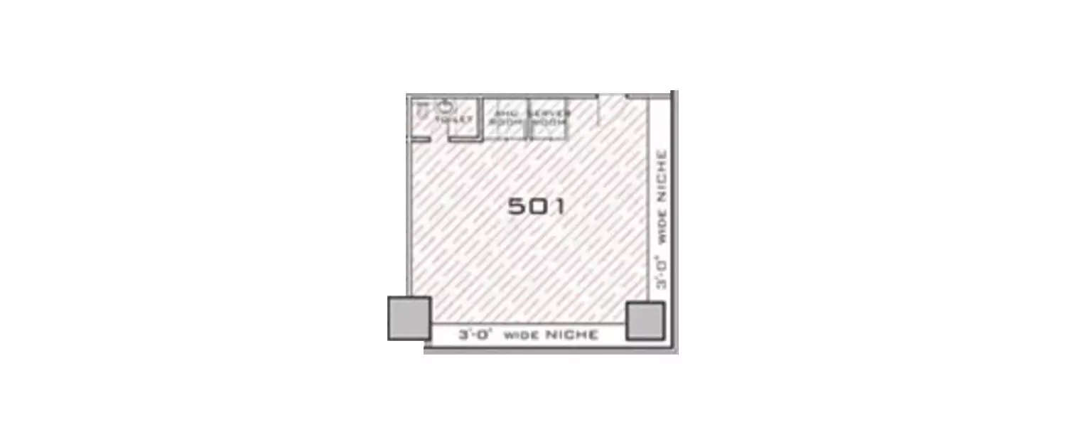 Floor plan for Commercial Office