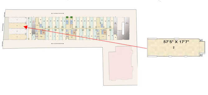Goodwill Bizhub Turbhe - Floor plan Retail Shop 993 Sq.ft