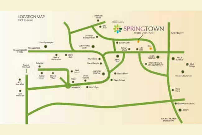 Bhoomi Springtown Undri - Location Map