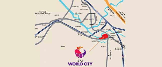 Sai World City Panvel - Location Map
