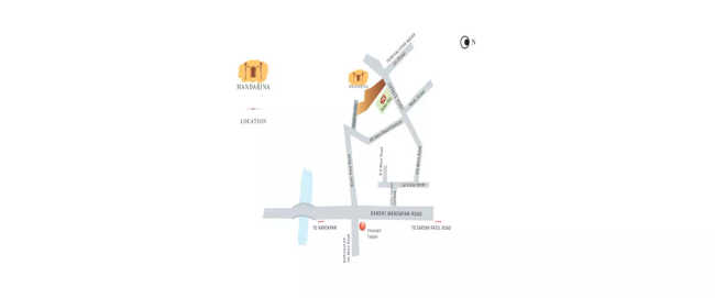 Appaswamy Mandarina Adyar - Location Map