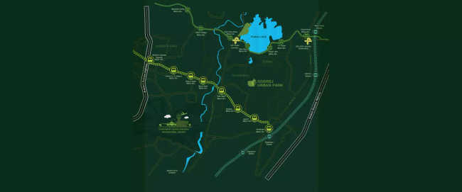 Godrej Urban Park Chandivali - Location Map